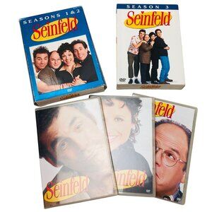 Seinfeld Seasons 1 & 2 Complete Season 3 (only 3 out of 4 Discs) DVD's Excellent